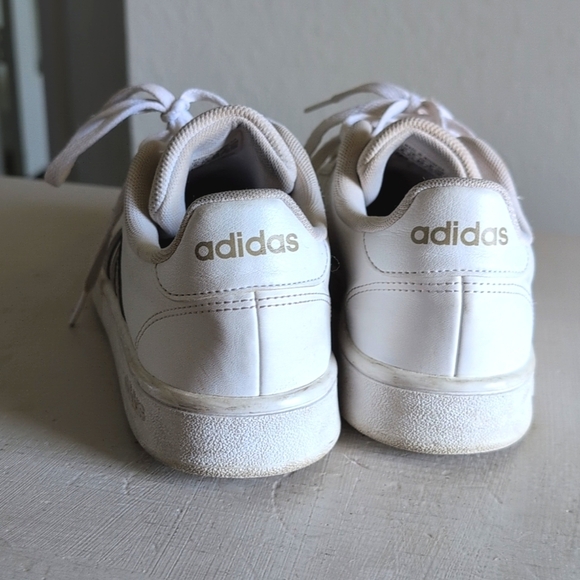 Adidas Grand Court White Sneakers Size 8 - Picture 6 of 7